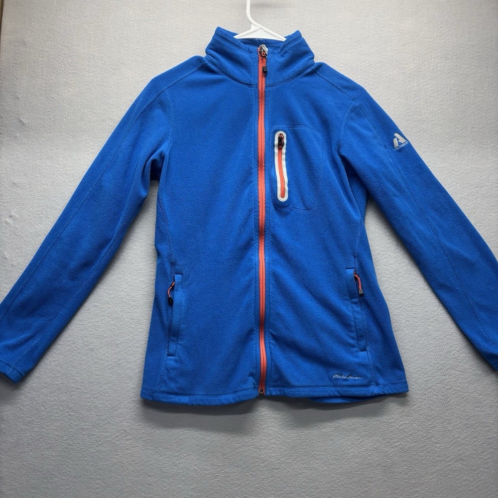 Eddie Bauer First Ascent Women's Medium Blue Full Zip Fleece Jacket